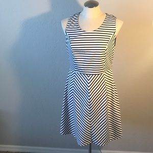 Black and white dress